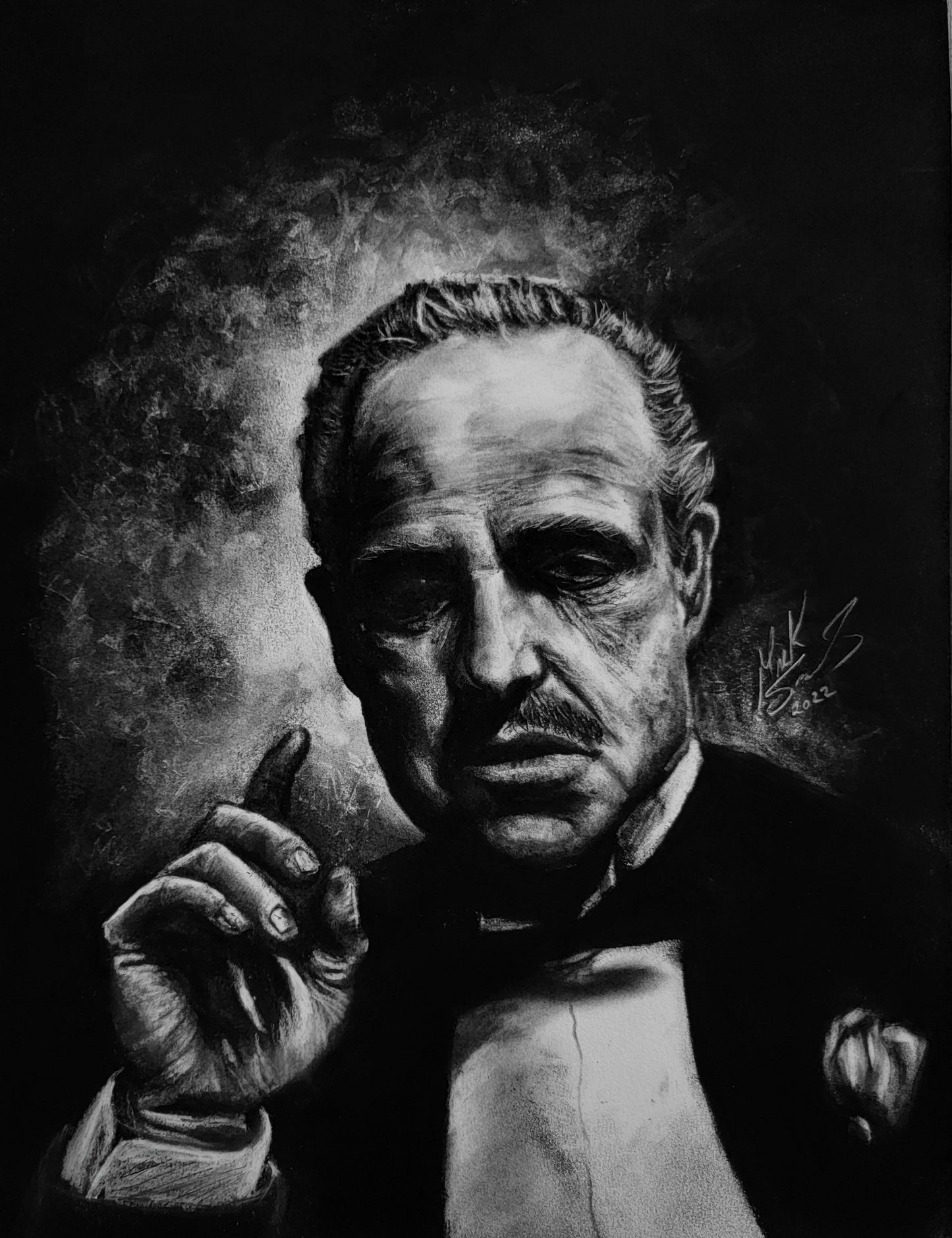 Al Capone in Charcoal