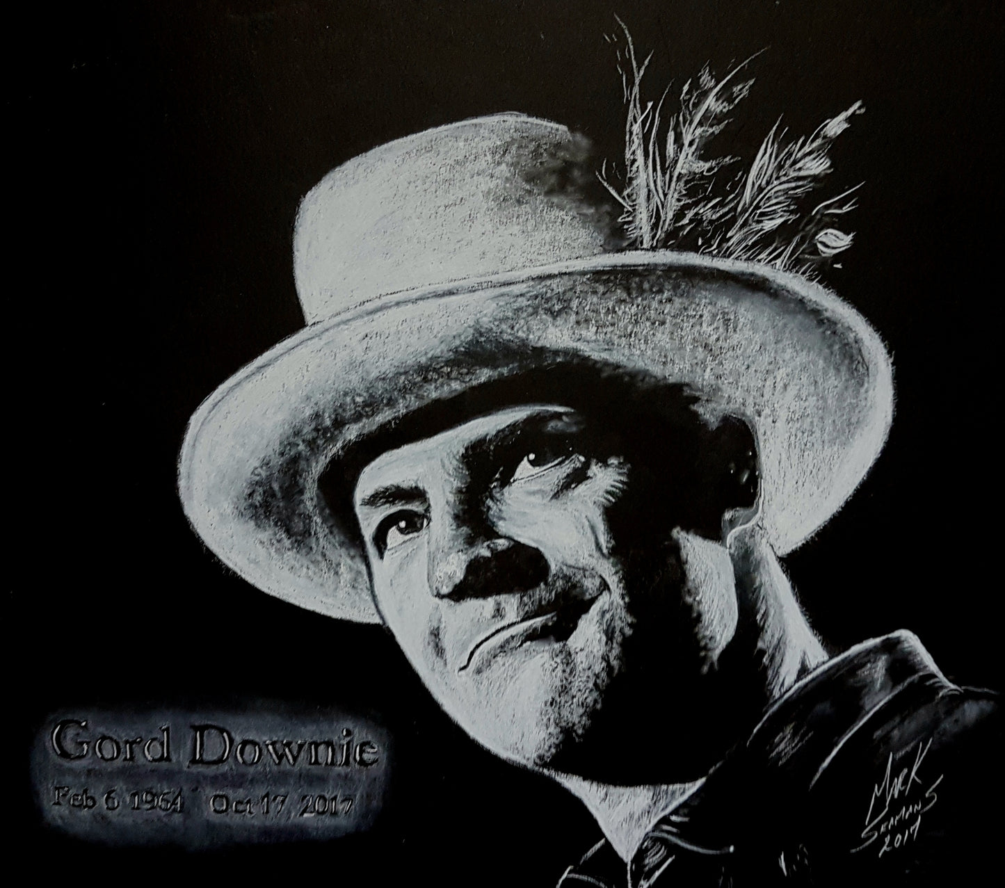 Gord Downey Memorial Portrait