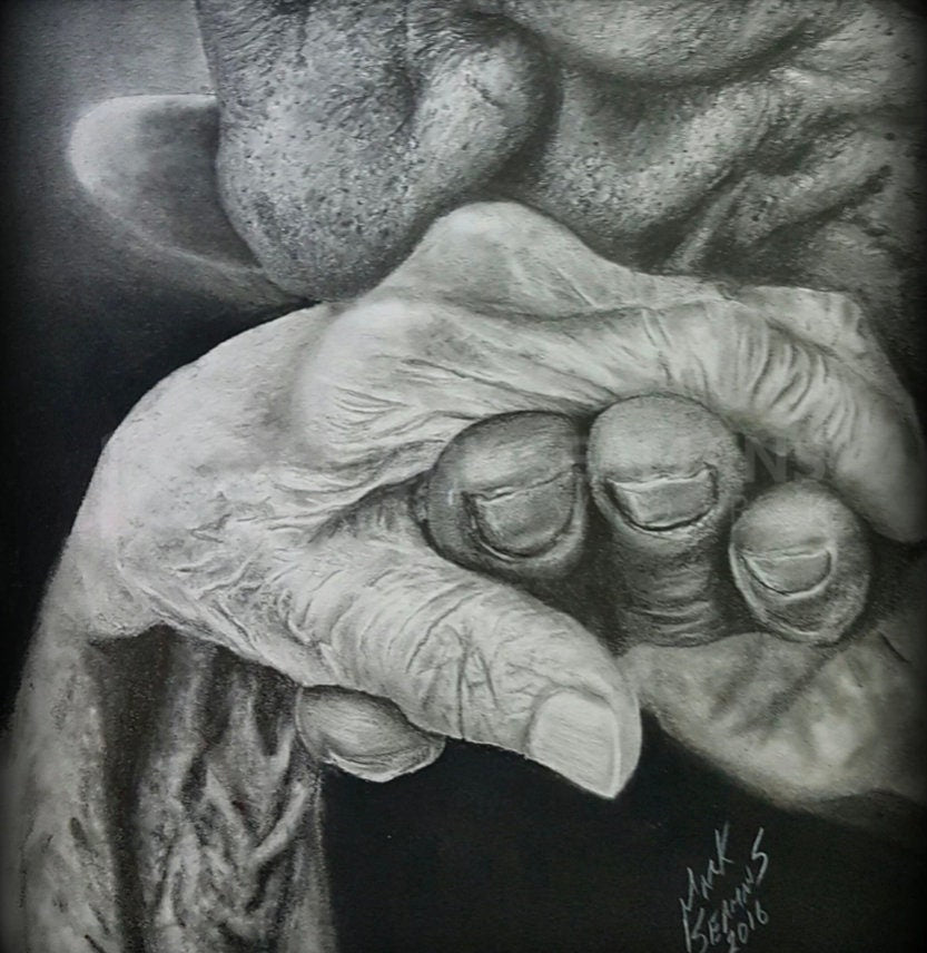 Charcoal and Graphite Portrait