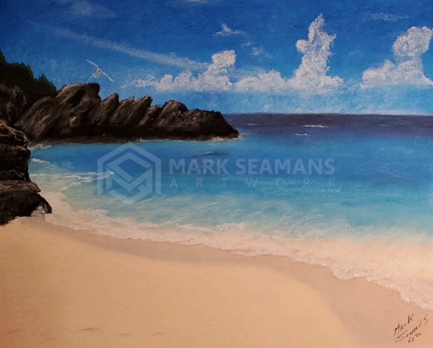 Chalk Bermuda Beach Portrait