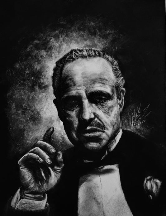 Al Capone in Charcoal