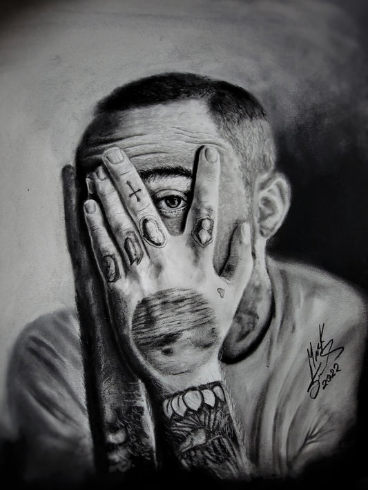 Mac Miller in Charcoal