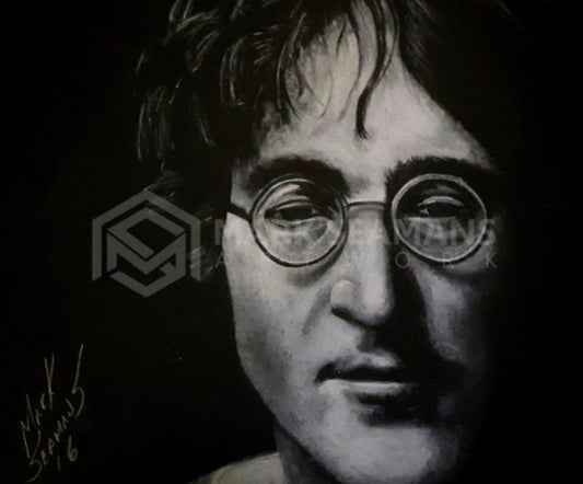 John Lennon Charcoal Portrait