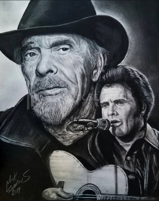 Merle Charcoal Portrait