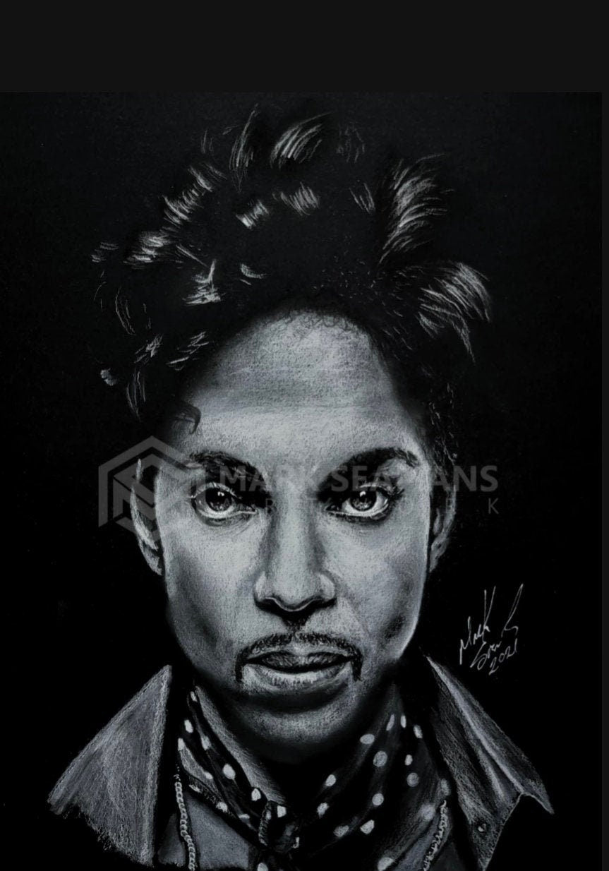 Prince Charcoal Portrait