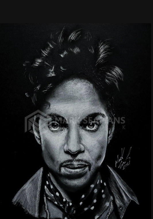 Prince Charcoal Portrait