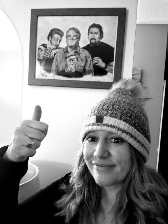 Trailer Park Boys Charcoal Portrait