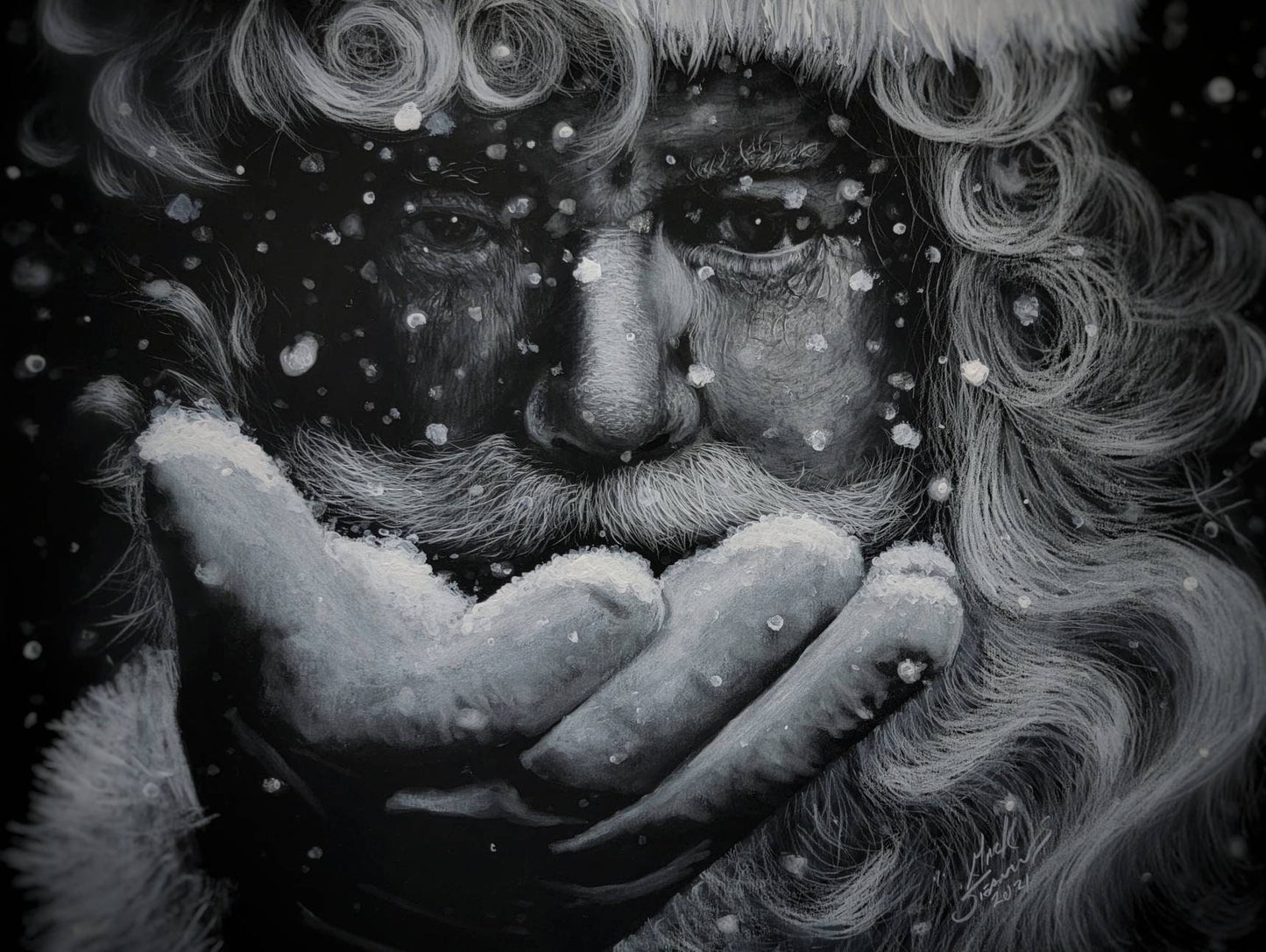 SANTA CLAUS BW